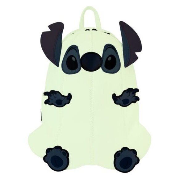 Loungefly Disney Stitch Ghost Costume Figural Glow Mini Backpack - NWT